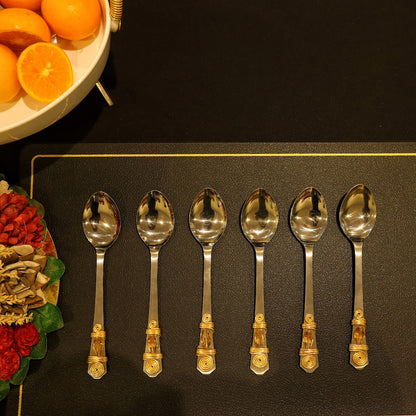 Amber Swarovski Dinner Spoons